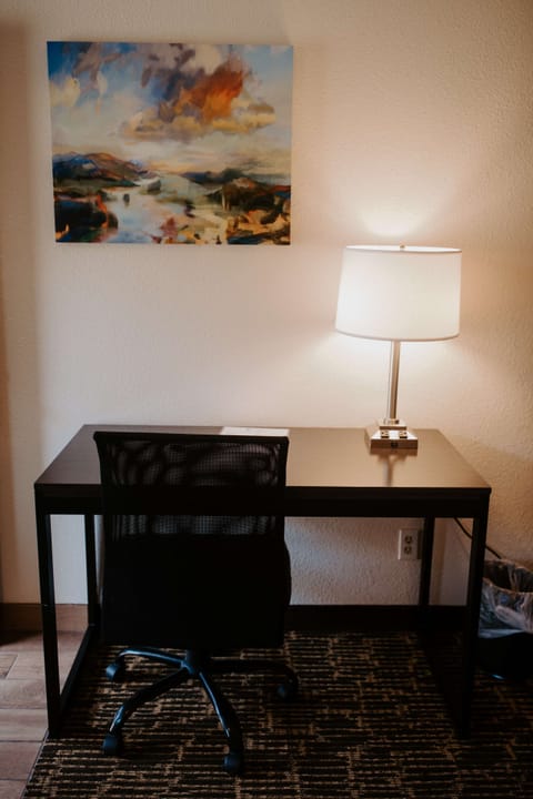 Blackout drapes, iron/ironing board, free WiFi, bed sheets