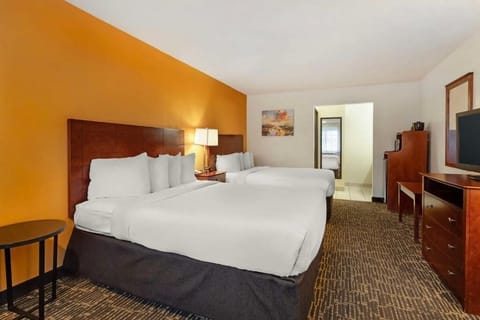 Standard Room, 2 Queen Beds | Blackout drapes, iron/ironing board, free WiFi, bed sheets