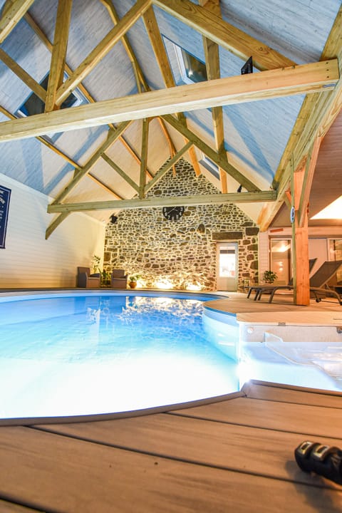 Indoor pool, open 9:00 AM to 11:00 PM, sun loungers