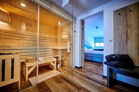 Luxury Suite, Balcony (Sauna) | Sauna | Body treatments, facials, manicures and pedicures