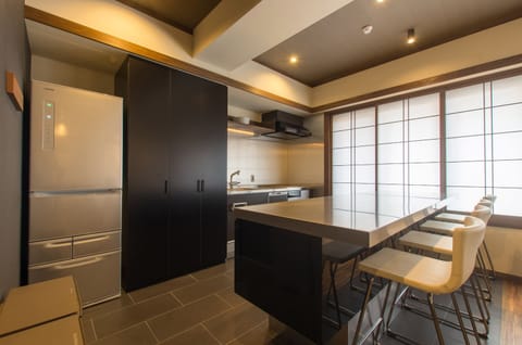 Tanuki 2 Bedroom Apartment L4 | Private kitchen | Fridge, microwave, stovetop, toaster