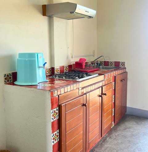 Apartment, 1 King Bed | Private kitchen | Microwave