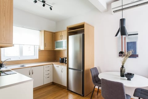 Apartment, 1 Bedroom | Private kitchen | Full-size fridge, oven, stovetop, espresso maker