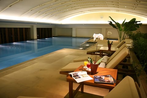 Indoor pool, outdoor pool