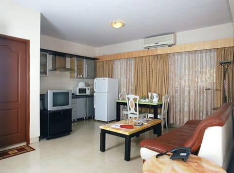 Regular Apartment (Suites-2BHK) | Living area | TV