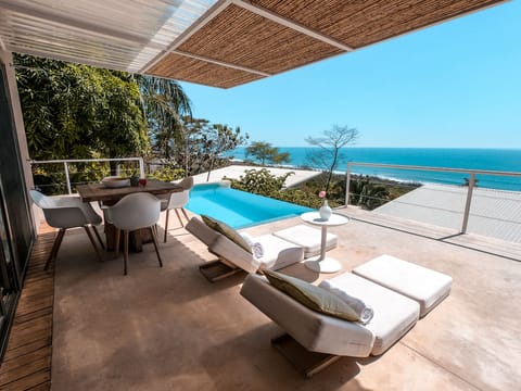 Deluxe Bungalow, Private Pool, Sea View | Terrace/patio