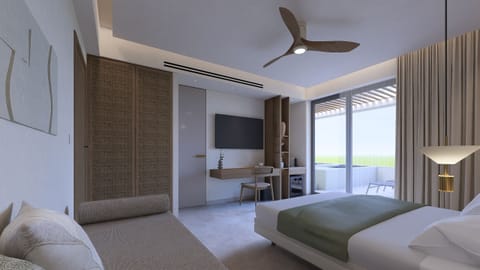 Sunset Room with Private Pool | Premium bedding, pillowtop beds, in-room safe, desk