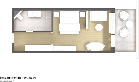 Hypo-allergenic bedding, minibar, in-room safe, desk