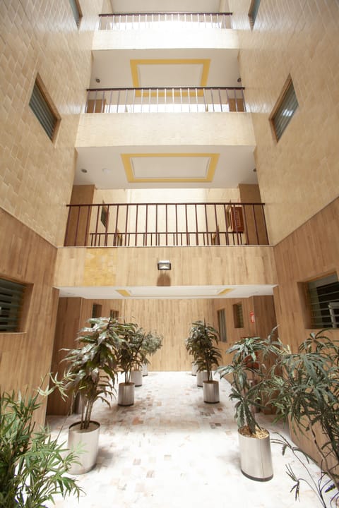 Interior entrance