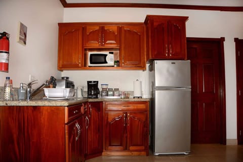 Comfort Single Room, 1 Bedroom (Orchid) | Private kitchen | Fridge, microwave, coffee/tea maker, electric kettle