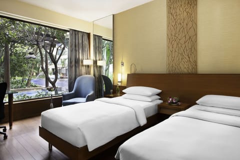 Room, 2 Twin Beds (Hyatt) | Premium bedding, minibar, in-room safe, desk