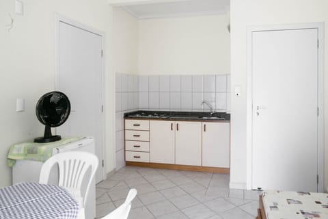 Apartment, Kitchen and Balcony | Private kitchenette | Fridge