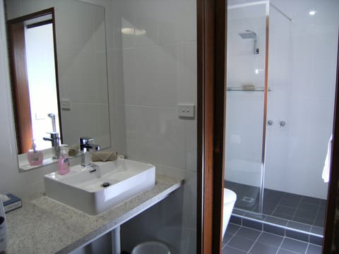 Classic Double Room | Bathroom | Shower, rainfall showerhead, free toiletries, hair dryer