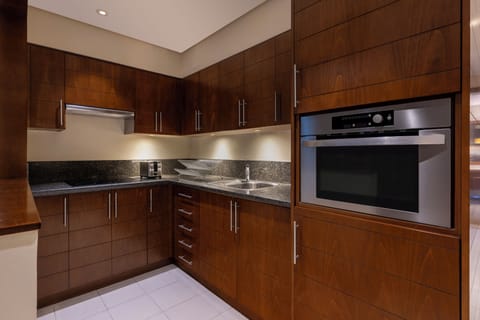 Premium Two Bedroom Apartment | Private kitchen | Electric kettle, eco-friendly cleaning products