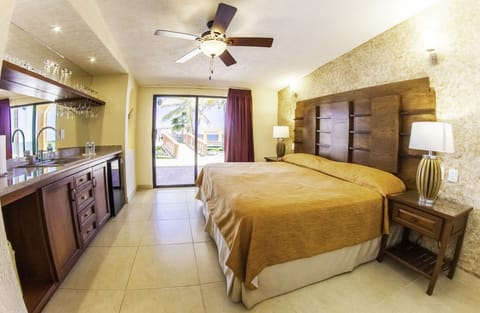 Standard Room, 2 Double Beds, Pool View, Poolside | In-room safe, individually furnished, iron/ironing board