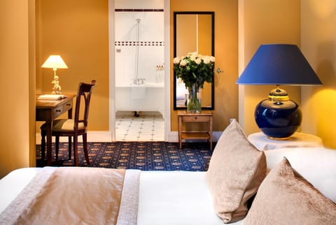 Deluxe Room (Château) | Premium bedding, minibar, desk, laptop workspace