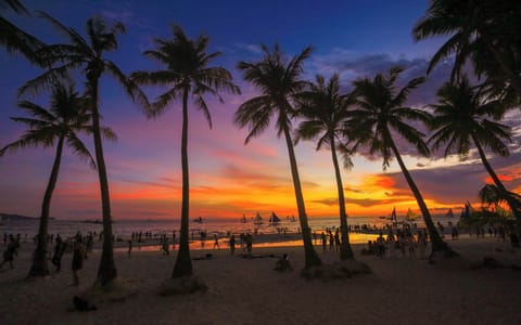 Beach nearby, white sand