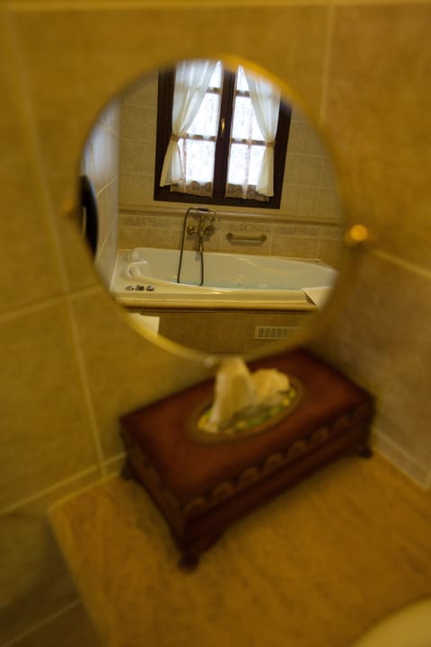 Grand Studio Suite | Bathroom | Hydromassage showerhead, free toiletries, hair dryer, towels