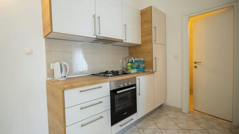 Standard Apartment, 1 Bedroom, Balcony | Private kitchen | Fridge