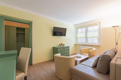 Family Apartment | In-room safe, iron/ironing board, travel crib, free WiFi