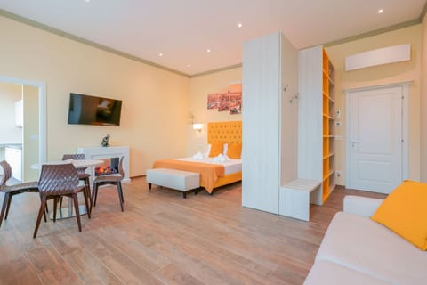 Deluxe Apartment, 1 Bedroom, Hill View (S.Luca) | Minibar, in-room safe, blackout drapes, soundproofing