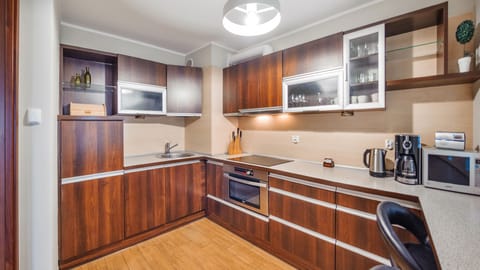 Apartment (49) | Private kitchenette | Fridge, microwave, stovetop, electric kettle