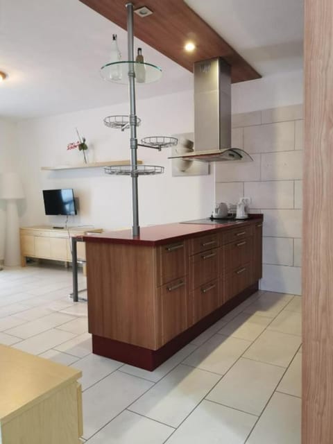 Family Apartment, Balcony (2 adults and 2 children) | Private kitchen | Fridge, oven, stovetop, coffee/tea maker