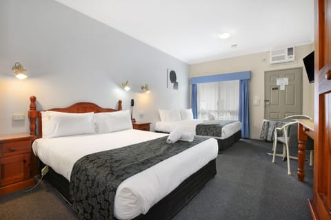 Standard Room, 2 Queen Beds, Non Smoking, Kitchenette | Iron/ironing board, free WiFi, bed sheets