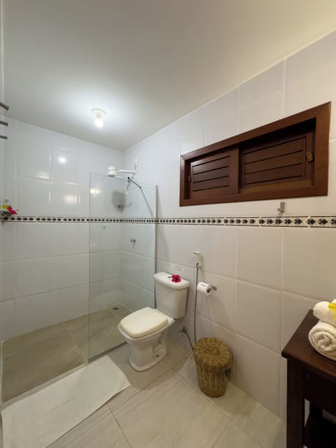 Standard Apartment, Garden View, Garden Area | Bathroom | Shower, hair dryer, towels