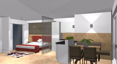 Studio (cleaning fee 55€) | Living room | Flat-screen TV, toys