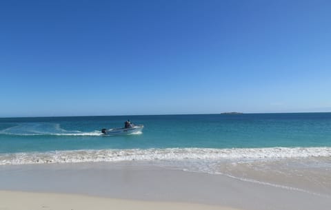 Beach nearby, white sand