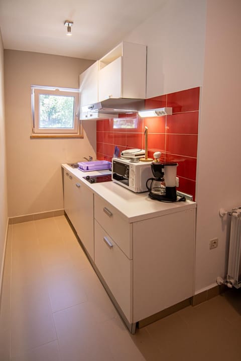 Apartment, 1 Bedroom, Balcony | Private kitchen | Fridge