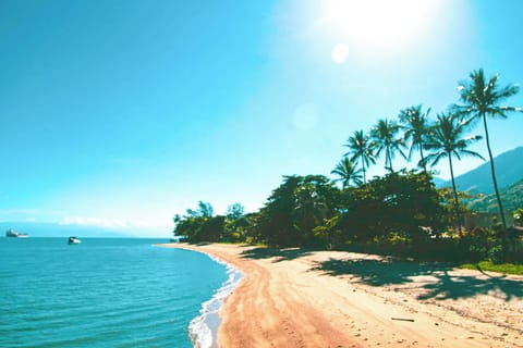 Beach nearby, white sand