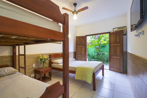 Quadruple Room, Ground Floor | Minibar, free WiFi, bed sheets