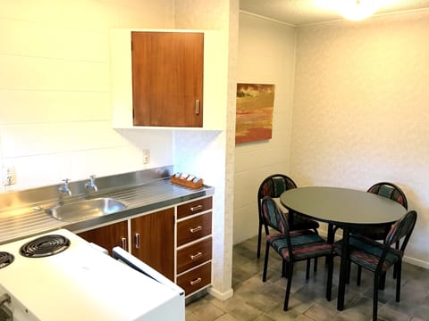 Family Suite (Budget) | Private kitchen | Fridge, microwave, coffee/tea maker, electric kettle