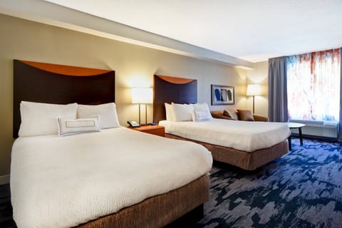 Room, 2 Double Beds | Egyptian cotton sheets, premium bedding, down comforters, in-room safe