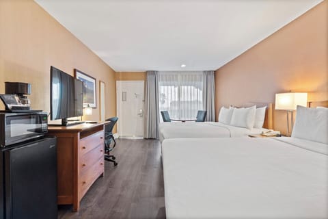 Standard Room, 2 Queen Beds | Premium bedding, down comforters, desk, blackout drapes