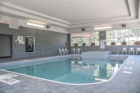 Indoor pool, open 9:00 AM to 11:00 PM, sun loungers