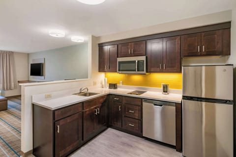 Suite, 1 King Bed with Sofa bed, Accessible, Non Smoking (Efficiency) | Desk, laptop workspace, iron/ironing board, free WiFi