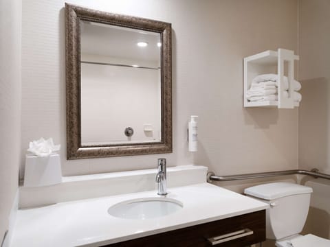 Room, Accessible, Non Smoking | Bathroom | Free toiletries, hair dryer, towels