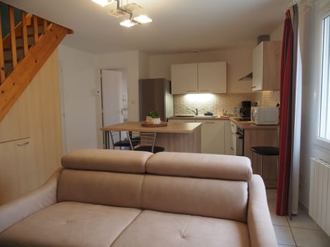 Apartment, 1 Bedroom (Le Dixmude) | Living area | Flat-screen TV