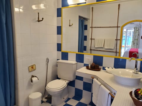 Deluxe Double Room | Bathroom | Shower, free toiletries, hair dryer, bidet