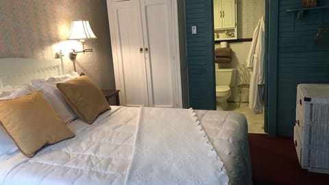 32-inch flat-screen TV with satellite channels, books