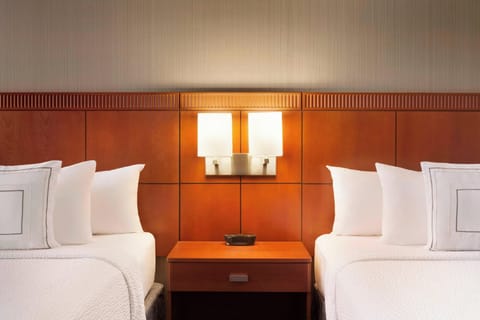 Premium bedding, minibar, desk, laptop workspace