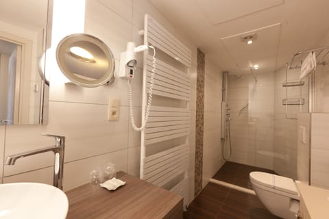 Free toiletries, hair dryer, towels, soap