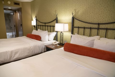 Standard Room, 2 Queen Beds | Premium bedding, in-room safe, iron/ironing board, free WiFi