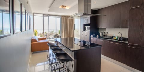 Standard Apartment, 1 Bedroom | Private kitchen | Full-size fridge, microwave, stovetop, dishwasher