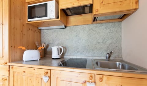 Studio | Private kitchen | Full-size fridge, microwave, stovetop, electric kettle