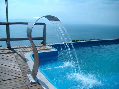 Outdoor pool, an infinity pool