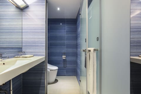 Deluxe Room | Bathroom | Shower, rainfall showerhead, free toiletries, hair dryer